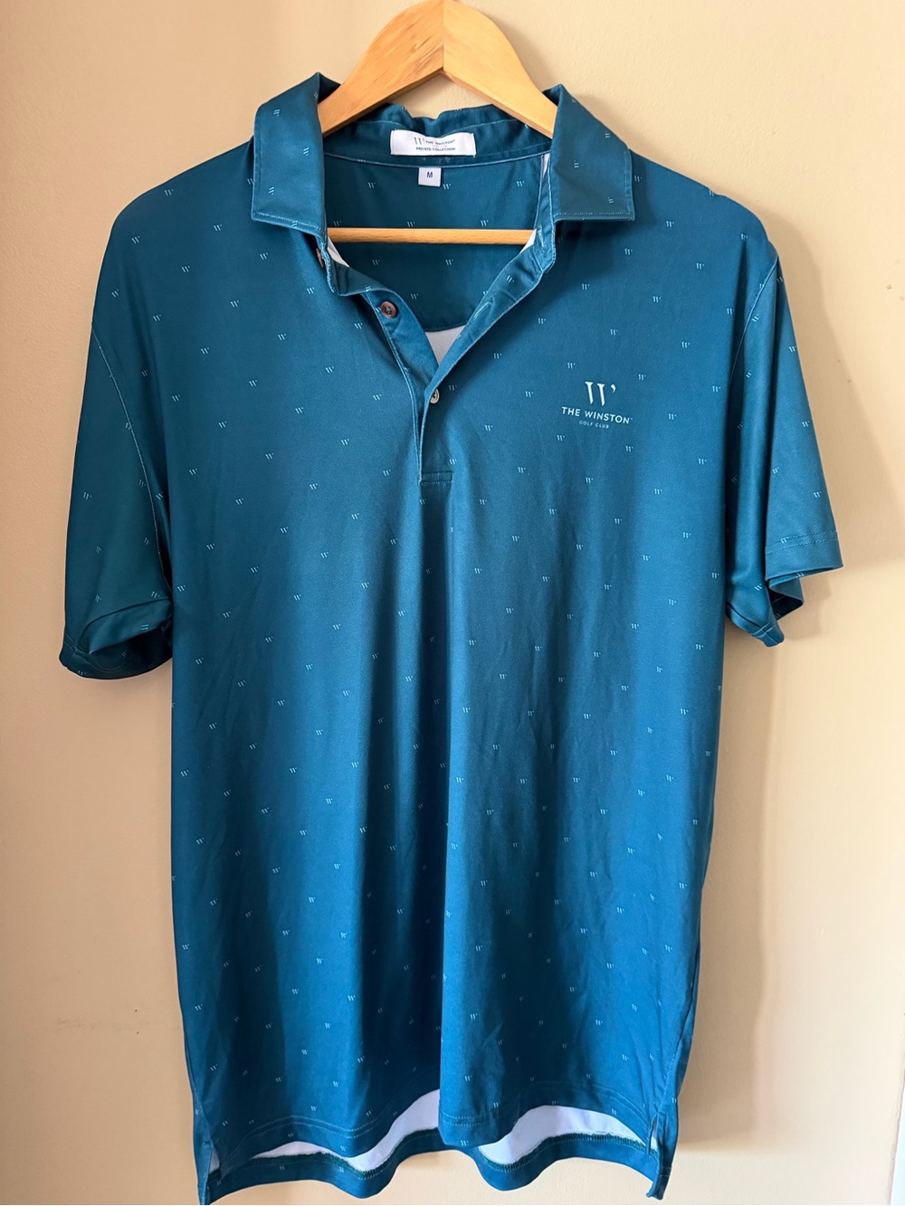 Teal Short-Sleeve Polo for Men